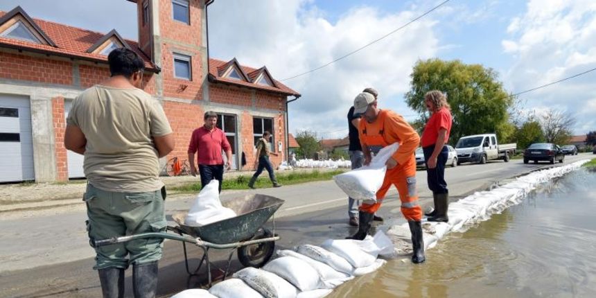 Hrastovljan, Mnoga sela kroz koja protjecu rijeke Plitvica i Bednja poplavljena su zbog visokog vodostaja i podizanja podzemnih voda, poplave Photo: Marko Jurinec/PIXSELL Hrastovljan, Mnoga sela kroz koja protjecu rijeke Plitvica i Bednja poplavljena su zbog visokog vodostaja i podizanja podzemnih voda, poplave Photo: Marko Jurinec/PIXSELL