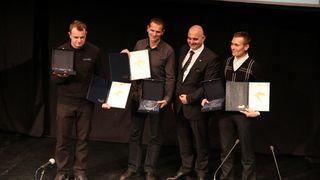 HNK Zadar: Dodjela priznanja za ”Naročiti pothvat u zaštiti i spašavanju” foto: I. Perinčić HNK Zadar: Dodjela priznanja za ”Naročiti pothvat u zaštiti i spašavanju” foto: I. Perinčić