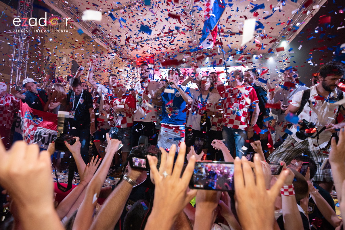 Veličanstven doček četvorice zadarskih Vatrenih