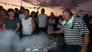 Zadar, 050809.
U sklopu manifestacije Biogradsko ljeto sinoc je na programu bila tradicionalna Biogradska noc, velika turisticka festa koja je zapocela u vecernjim satima na Obali kralja Petra Kresimira IV. Biogradjani za sve posjetitelje feste pripremili