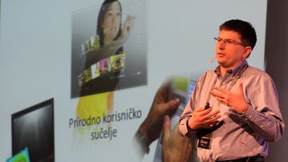 Rovinj, 190410.
U staroj TDR-ovoj tvornici cigareta pocela je deseta konferencija WinDays. Ove godine WinDays konferencija je podjeljena na dve tematske jedinice: prvi je WinDays tehnology koji traje od 19. do 22. 4. te WinDays business koji ce se odrzat Rovinj, 190410.
U staroj TDR-ovoj tvornici cigareta pocela je deseta konferencija WinDays. Ove godine WinDays konferencija je podjeljena na dve tematske jedinice: prvi je WinDays tehnology koji traje od 19. do 22. 4. te WinDays business koji ce se odrzat