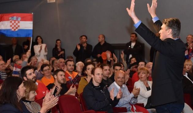 Predizborni skup koalicije “Hrvatska raste” u HNK Zadar, Foto: Dino Stanin/PIXSELL