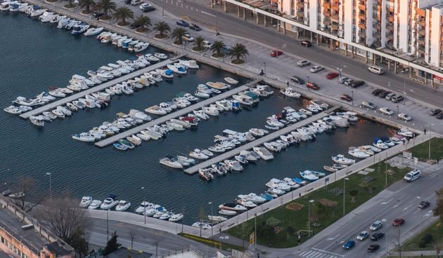 Zadar iz zraka, panorama Zadra