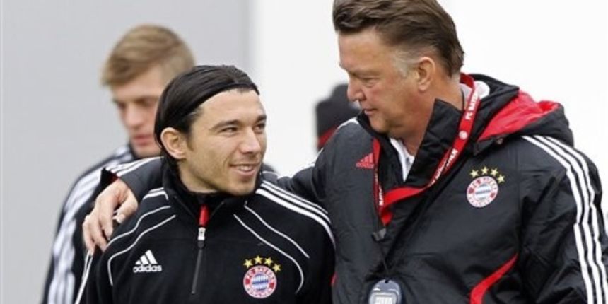 Danijel Pranjić, Louis van Gaal // AP Photo Danijel Pranjić, Louis van Gaal // AP Photo