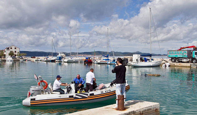 Vježba spašavanja u uvali Jaz, foto: Leo Banić