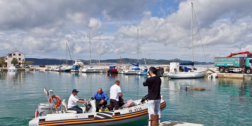 Vježba spašavanja u uvali Jaz, foto: Leo Banić