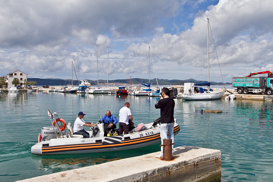 Vježba spašavanja u uvali Jaz, foto: Leo Banić