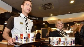 U zgradi nekadasnjeg zeljznickog kolodvora jutros je otvoren prvi Mc Donalds u Zadru Photo: Dino Stanin/PIXSELL