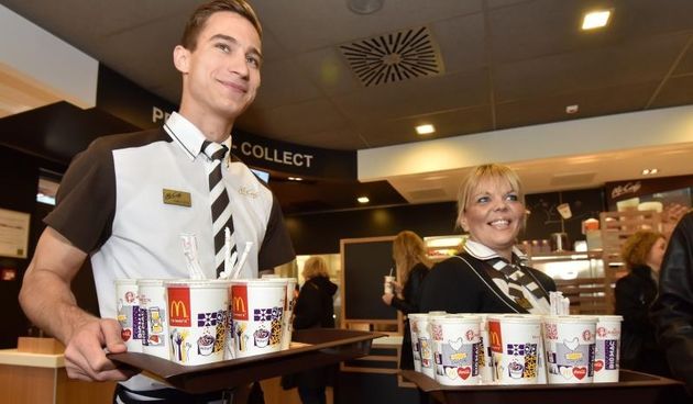 U zgradi nekadasnjeg zeljznickog kolodvora jutros je otvoren prvi Mc Donalds u Zadru Photo: Dino Stanin/PIXSELL