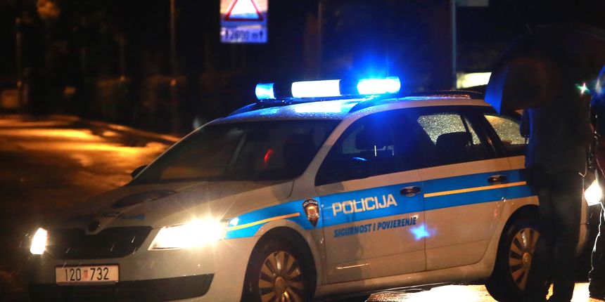 Split, noć, policija