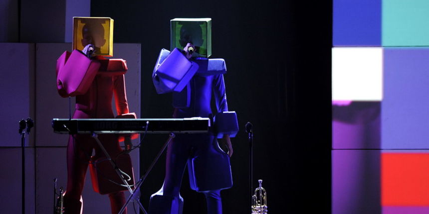 U KC Drazen Petrovic odrzan koncert legendarne grupe Pet Shop Boys. Na slici: Pet Shop Boys. Foto: Sime Sokota / CROPIX U KC Drazen Petrovic odrzan koncert legendarne grupe Pet Shop Boys. Na slici: Pet Shop Boys. Foto: Sime Sokota / CROPIX