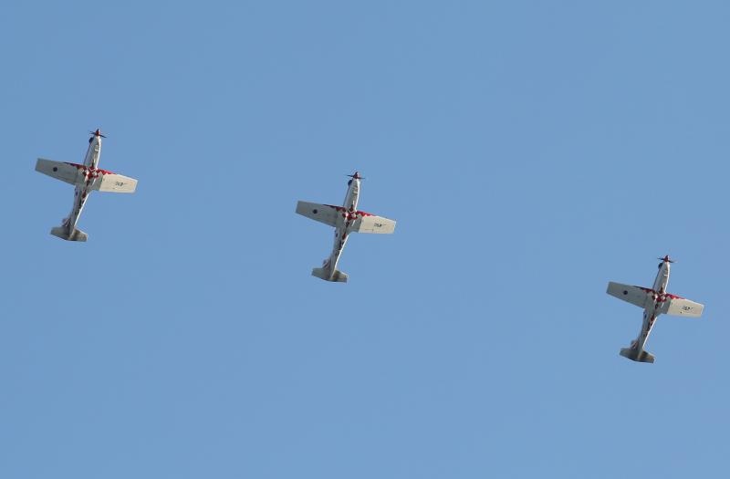 Šibenik: Akrobacijska grupa Krila oluje nakon 8 godina nastupila na Dječjem festivalu, Photo: Dusko Jaramaz/PIXSELL