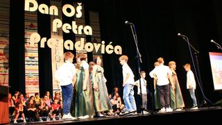 U HNK Zadar održana je priredba u povodu Dana OŠ Petra Preradovića na kojoj su nastupili učenici ali i profesori, Foto: Marija Cvetković