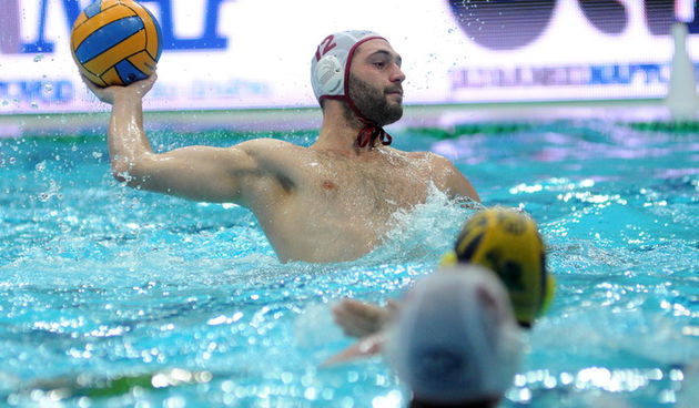 Zadar, 111211
Bazen na Visnjiku.
Igra se utakmica finala vaterpolo Kupa Hrvatske izmedju VK Jug i VK Mladost.
Na fotografiji: Paulo Obradovic (12) 
Foto: Luka Gerlanc / CROPIX