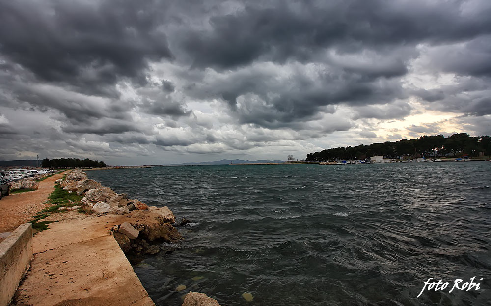 Jugo na Punti Bajlo 17. siječnja 2014.  Foto: Roberto Lerga