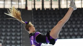 Zadar – U dvorani Krese Cosica na Visnjiku otvoreno je Europsko prvenstvo navijacica “European cheerleading championships 2015”. Danas i sutra svoje ce plesno akrobatske vjestine pokazati vise od 1500 natjecateljica. Photo: Dino Stanin/PIXSELL Zadar – U dvorani Krese Cosica na Visnjiku otvoreno je Europsko prvenstvo navijacica “European cheerleading championships 2015”. Danas i sutra svoje ce plesno akrobatske vjestine pokazati vise od 1500 natjecateljica. Photo: Dino Stanin/PIXSELL