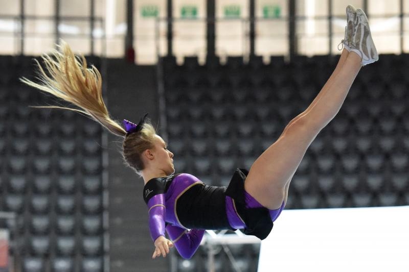 Zadar – U dvorani Krese Cosica na Visnjiku otvoreno je Europsko prvenstvo navijacica “European cheerleading championships 2015”. Danas i sutra svoje ce plesno akrobatske vjestine pokazati vise od 1500 natjecateljica. Photo: Dino Stanin/PIXSELL Zadar – U dvorani Krese Cosica na Visnjiku otvoreno je Europsko prvenstvo navijacica “European cheerleading championships 2015”. Danas i sutra svoje ce plesno akrobatske vjestine pokazati vise od 1500 natjecateljica. Photo: Dino Stanin/PIXSELL