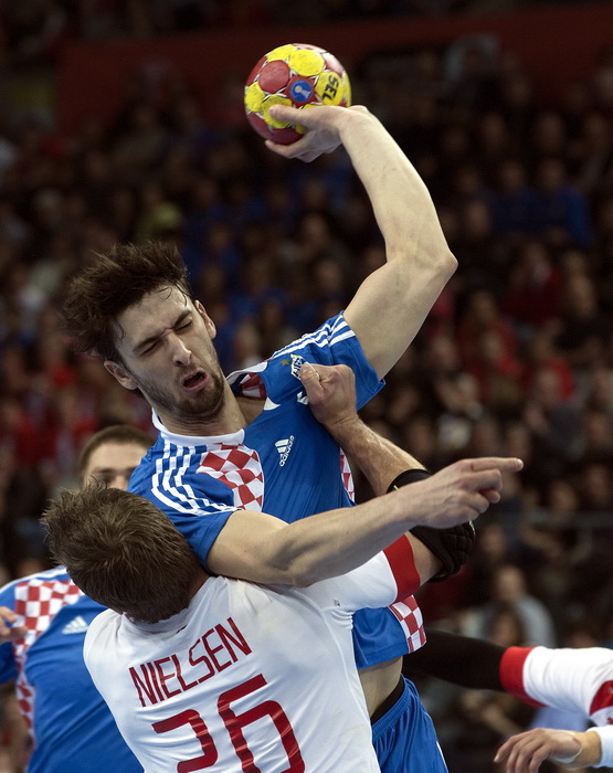 Barcelona 250113.
Gradska dvorana Palau Sant Jordi.
Svjetsko prvenstvo u rukometu za muskarce Spanjolska 2013.
Utakmica polufinala izmedju Hrvatske i Danske.
Na fotografiji: Marko Kopljar.
Foto: Ante Cizmic / CROPIX Barcelona 250113.
Gradska dvorana Palau Sant Jordi.
Svjetsko prvenstvo u rukometu za muskarce Spanjolska 2013.
Utakmica polufinala izmedju Hrvatske i Danske.
Na fotografiji: Marko Kopljar.
Foto: Ante Cizmic / CROPIX