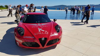 Pink Wing, jedinstvena gastro-turistička karavana luksuznih automobila gostovala je u Zadru na Pozdravu suncu. Foto: Mladen Malik