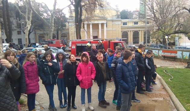 Pokazna vjezba evakuacije 112