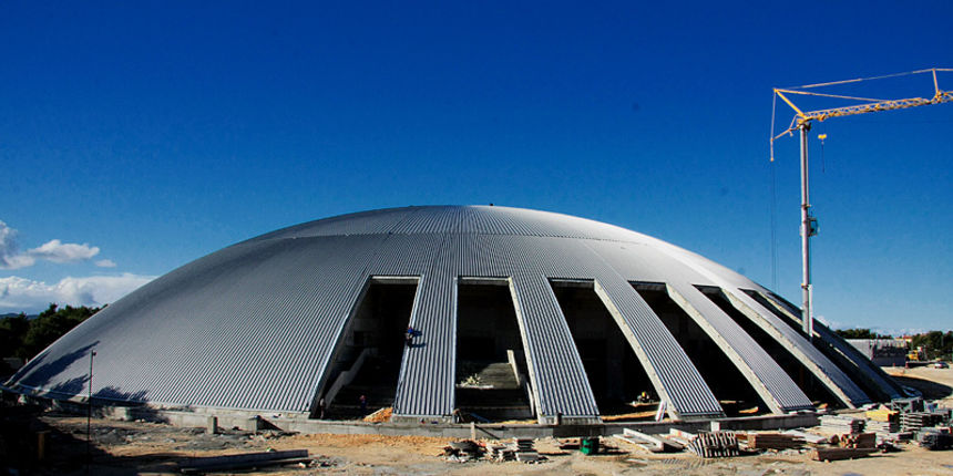 Radovi na novoj dvorani Višnjik