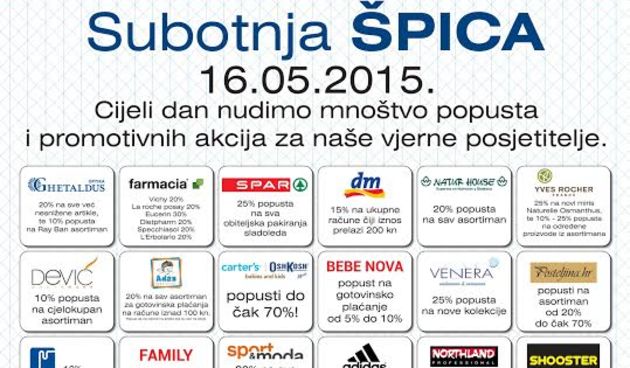 City Galleria: Subotnja špica 16. svibnja 2015.
