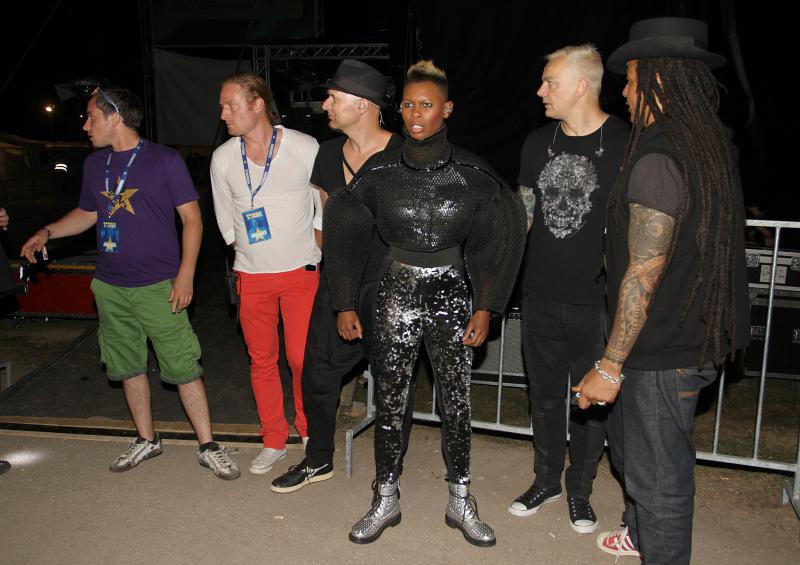 Skunk Anansie i Dubioza kolektiv oduševili nekoliko tisuća posjetitelja. Photo: Kristina Stedul Fabac/PIXSELL Skunk Anansie i Dubioza kolektiv oduševili nekoliko tisuća posjetitelja. Photo: Kristina Stedul Fabac/PIXSELL