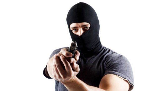 Razbojstvo, oružana pljačka – ilustracija