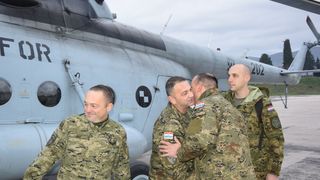 Iz Divulja 14 pripadnika Oružanih snaga RH krenulo u 26. misiju na Kosovo