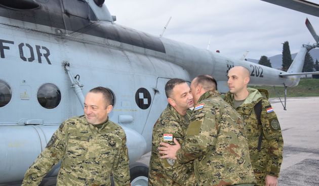Iz Divulja 14 pripadnika Oružanih snaga RH krenulo u 26. misiju na Kosovo
