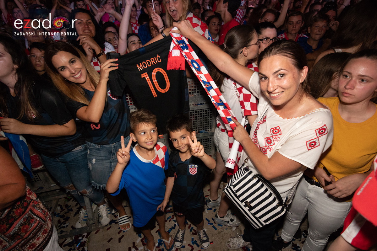 Veličanstven doček četvorice zadarskih Vatrenih