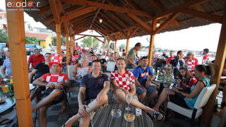 Bibinje: Navijanje za Vatrene i fešta nakon pobjede nad Engleskom