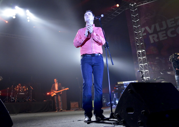 Zagreb, 201212. 
Dom Sportova.
Koncert Zvijezde Hit Recordsa, na kojem nastupaju izvodjaci koji izdaju albume za tu izdavacku kucu.
Na fotografiji: Baruni.
Foto: Admir Buljubasic / CROPIX