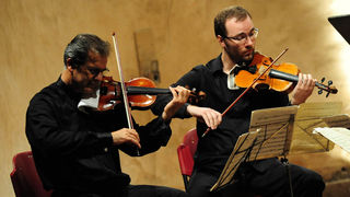 U sklopu 51. Glazbenih večeri u Sv. Donatu, sinoć su u Zadru gostovali Zagrebački kvartet, čembalist Pavao Mašić, te solistice Adela Golac-Rilović i Nera Gojanović-Kljajić, foto: Nenad Marčev