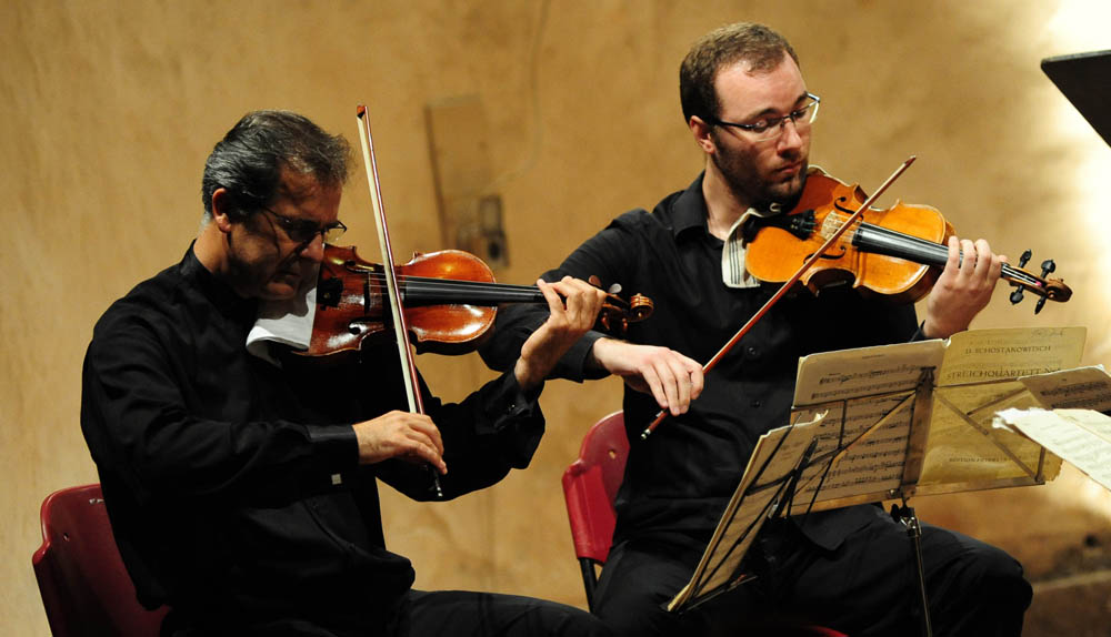 U sklopu 51. Glazbenih večeri u Sv. Donatu, sinoć su u Zadru gostovali Zagrebački kvartet, čembalist Pavao Mašić, te solistice Adela Golac-Rilović i Nera Gojanović-Kljajić, foto: Nenad Marčev