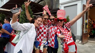 Hrvatski navijači okupirali centar Moskve!