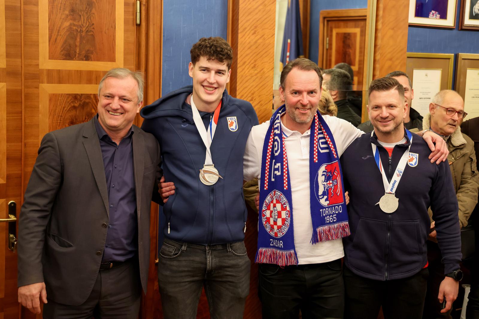 Doček rukometaša u Zadru