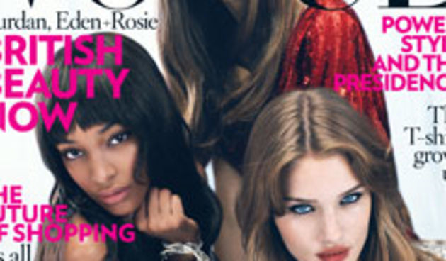 Dunn na naslovnici Voguea