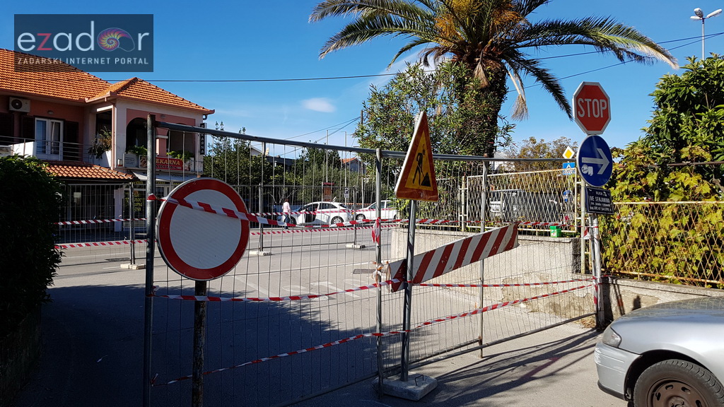 Zbog radova zatvorena Ulica Put Bokanjca od križanja s Putem Nina do križanja s Benka Benkovića