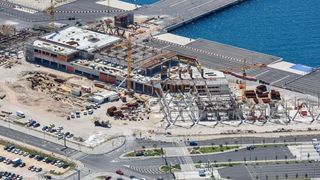 Luka Gaženica: Radovi na izgradnji putničkog terminala Luka Gaženica: Radovi na izgradnji putničkog terminala