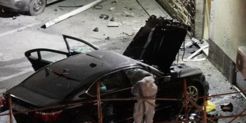 Uništeni automobil Ive Pukanića (Foto:Index.hr)