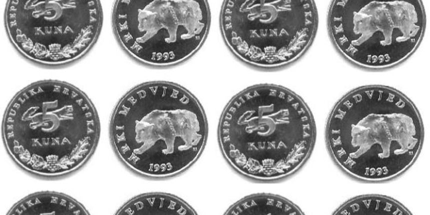 Kune, kovanice, pet kuna, Foto: HNB