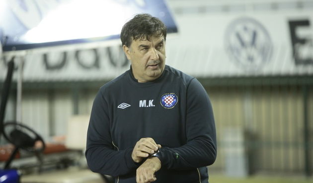 Split, 031112.
Stadion Poljud.
Susret 14. kola MAX tv Prve HNL izmedju NK Hajduk i NK Zadar.
Na fotografiji: trener Miso Krsticevic.
Foto: Vladimir Dugandzic / CROPIX