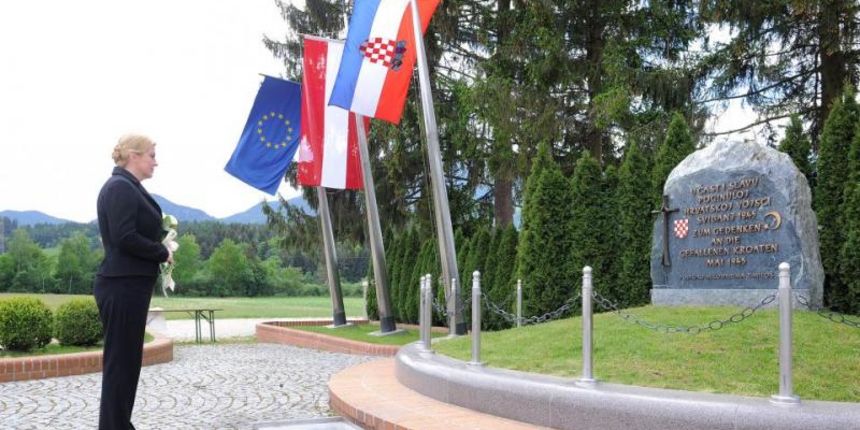 Predsjednica Grabar-Kitarović obišla Bleiburg, foto: Ured predsjednice RH Predsjednica Grabar-Kitarović obišla Bleiburg, foto: Ured predsjednice RH