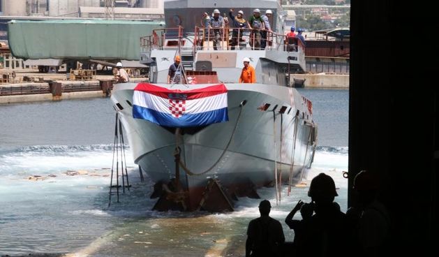 U splitskom brodogradilistu porinuta novogradnja 540, obalni ophodni brod ciji je narucitelj MORH.