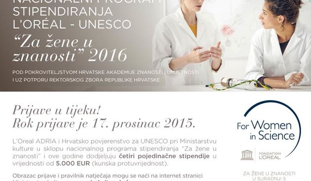 Jubilarna godišnjica nacionalnog programa kojim se nagrađuju žene znanstvenice