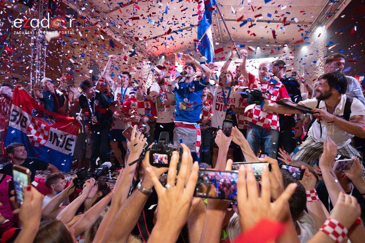 Veličanstven doček četvorice zadarskih Vatrenih