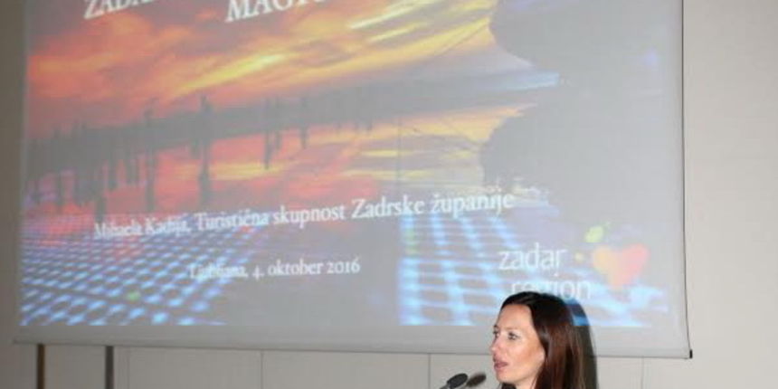 U Ljubljani održana prva inozemna prezentacija projekta Zadar Bike Magic. Mihaela Kadija. U Ljubljani održana prva inozemna prezentacija projekta Zadar Bike Magic. Mihaela Kadija.