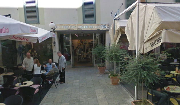 Trgovina Benetton, bivša Knjižara Rad. Foto: Google