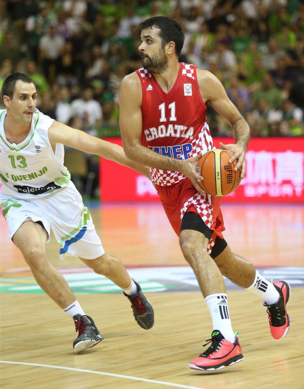 Europsko prvenstvo u kosarci Eurobasket Slovenija 2013., skupina C. Slovenija – Hrvatska 74-76. Photo: Igor Kralj/PIXSELL Europsko prvenstvo u kosarci Eurobasket Slovenija 2013., skupina C. Slovenija – Hrvatska 74-76. Photo: Igor Kralj/PIXSELL